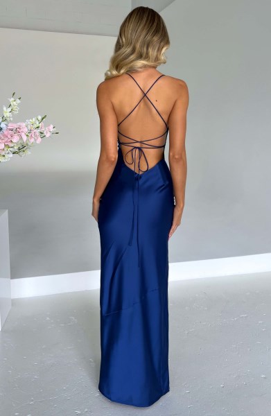Misha Maxi Dress - Navy - Image 5