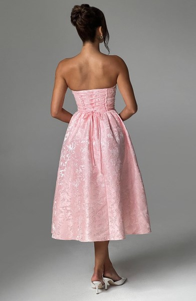 Saoirse Midi Dress - Blush - Image 4