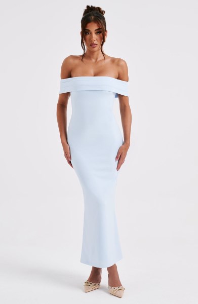Bex Midi Dress - Blue - Image 3