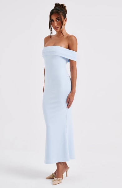 Bex Midi Dress - Blue - Image 4